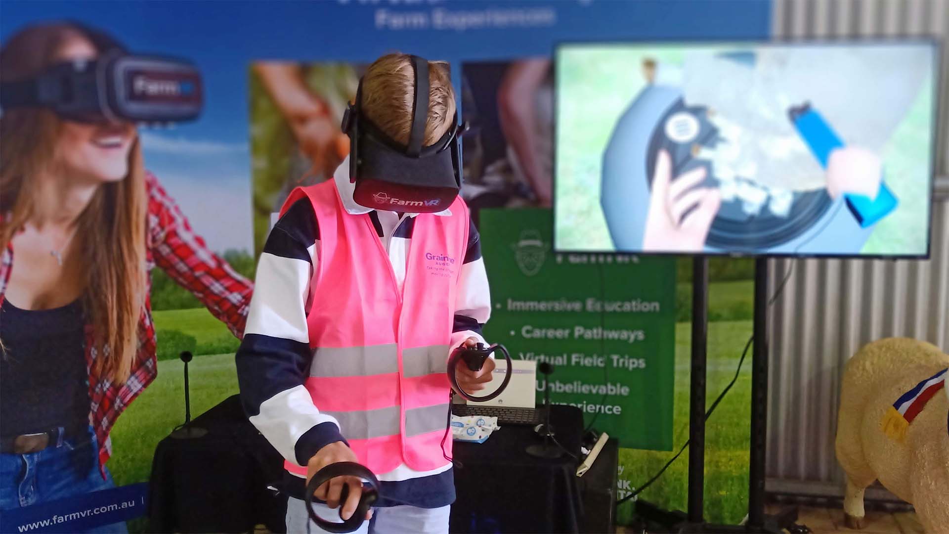 Virtual reality and augmented reality in agriculture
